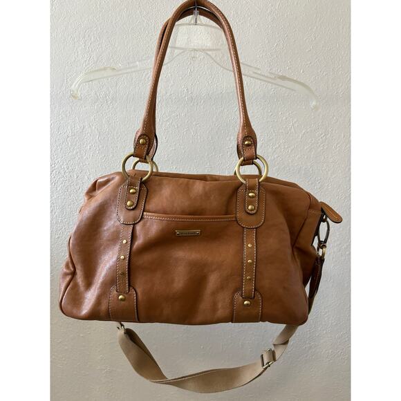 Storksak Elizabeth Leather Diaper Bag Brown - Picture 2 of 8